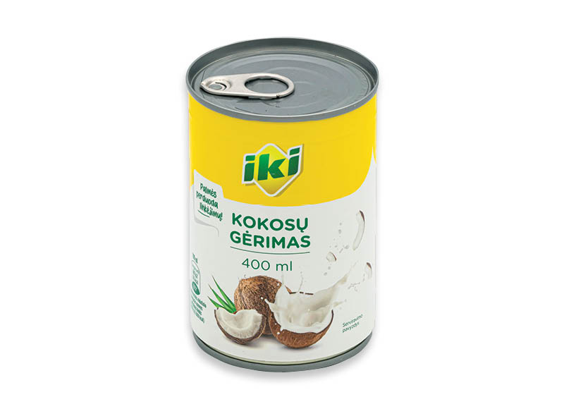 IKI kokosų gėrimas
,
400 ml, 3,73 Eur/l. A lygio parduotuvėse IKI kokosų gėrimas
,
400 ml, 3,73 Eur/l. A lygio parduotuvėse
