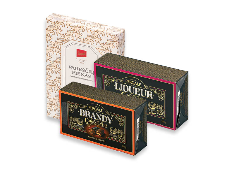 Saldainių dėžutė BRANDY, LIQUER, PAUKŠČIŲ PIENAS
			, 
				 160 g, 190 g, 3 rūšių
