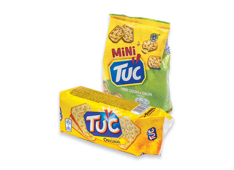 Krekeriai TUC
			, 
				 100 g, 4 rūšių, 9,90 Eur/kg. Ir IKI EXPRESS