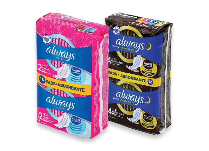 Higieniniams paketams ALWAYS DUO ULTRA
			, 
				 12 vnt., 16 vnt., 2 rūšių