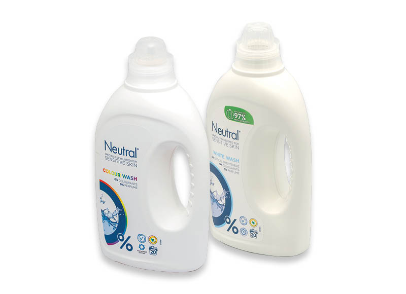 Skystas skalbiklis NEUTRAL
			, 
				 1 l, 20 skalb., 2 rūšių. A lygio parduotuvėse