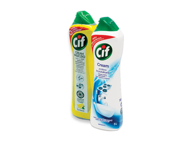Kreminis valiklis CIF
			, 
				 540 g, 693 g, 4 rūšių
