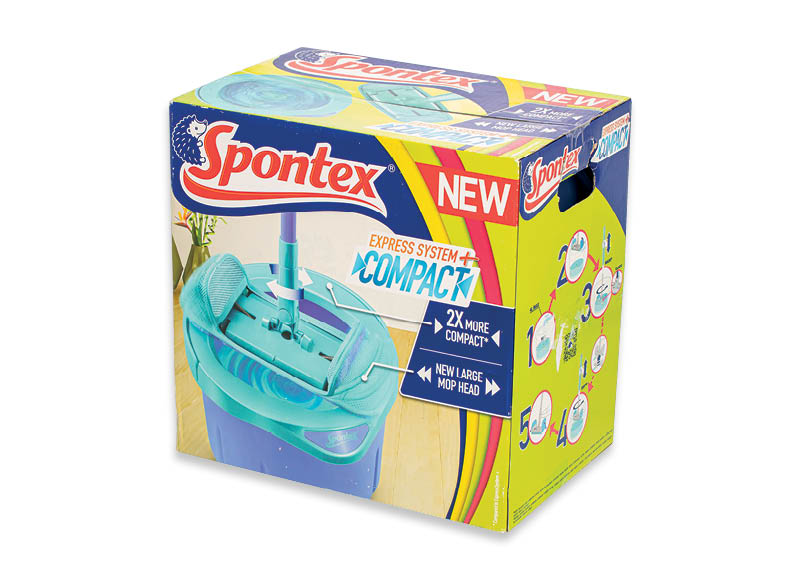 Plovimo rinkinys SPONTEX EXPRESS SYSTEM COMPACT
			, 
				 1 vnt. A lygio parduotuvėse