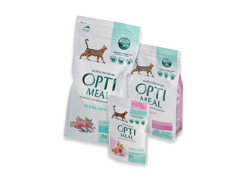 Kačių ėdalui OPTIMIEAL
,
85 g, 700 g, 1,5 kg, 8 rūšių. A lygio parduotuvėse Kačių ėdalui OPTIMIEAL
,
85 g, 700 g, 1,5 kg, 8 rūšių. A lygio parduotuvėse