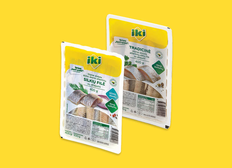 IKI TRADICINĖ silkių filė su aliejumi
,
400 g, 2 rūšių, 4,23 Eur/kg IKI TRADICINĖ silkių filė su aliejumi
,
400 g, 2 rūšių, 4,23 Eur/kg