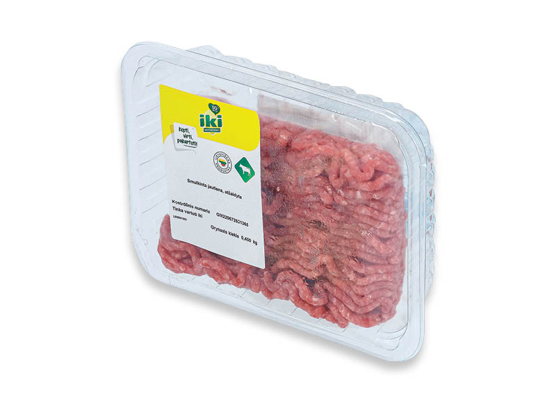 IKI smulkinta jautiena
,
(riebumas ne didesnis kaip 15%) 450 g, 5,53 Eur/kg. A lygio parduotuvėse IKI smulkinta jautiena
,
(riebumas ne didesnis kaip 15%) 450 g, 5,53 Eur/kg. A lygio parduotuvėse
