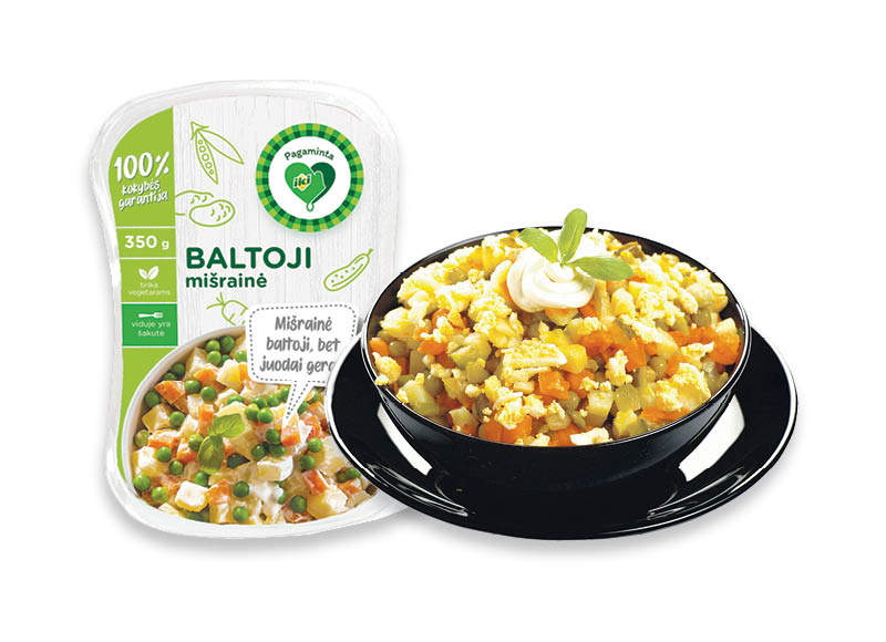 PAGAMINTA IKI BALTOJI mišrainė
			, 
				 350 g, 5,11 Eur/kg. Ir IKI EXPRESS