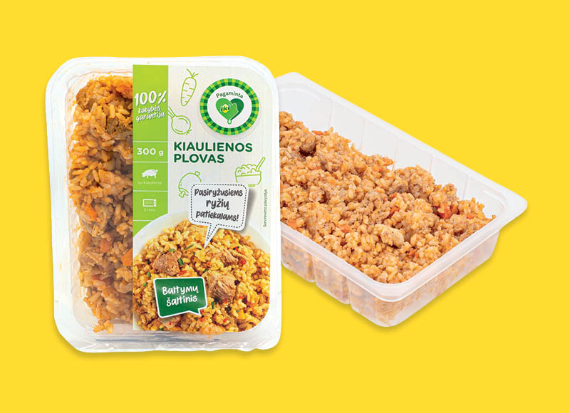PAGAMINTA IKI troškintam kiaulienos plovui
			, 
				 300 g, 1 kg. Ir IKI EXPRESS