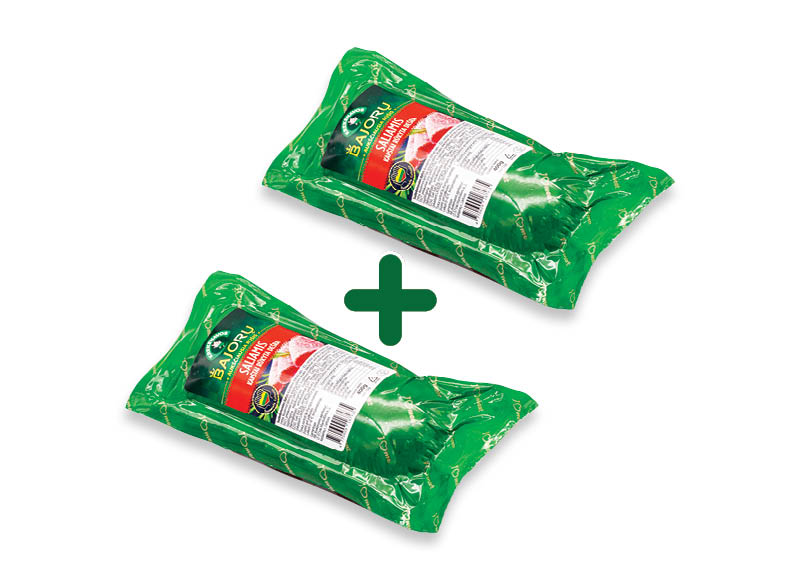 Karštai rūkytas BAJORŲ saliamis
			, 
				 400 g, 4,29 Eur/vnt.