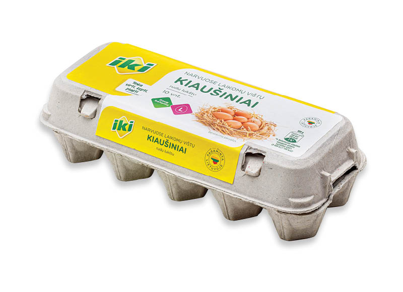 IKI vištų kiaušiniai rudu lukštu
,
10 vnt., L dydžio, 0,19 Eur/vnt. IKI vištų kiaušiniai rudu lukštu
,
10 vnt., L dydžio, 0,19 Eur/vnt.