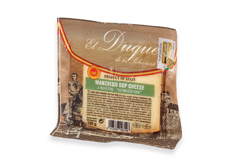Avių pieno sūris MANCHEGO
,
150 g, 50 % rieb., 26,60 Eur/kg. A lygio parduotuvėse Avių pieno sūris MANCHEGO
,
150 g, 50 % rieb., 26,60 Eur/kg. A lygio parduotuvėse