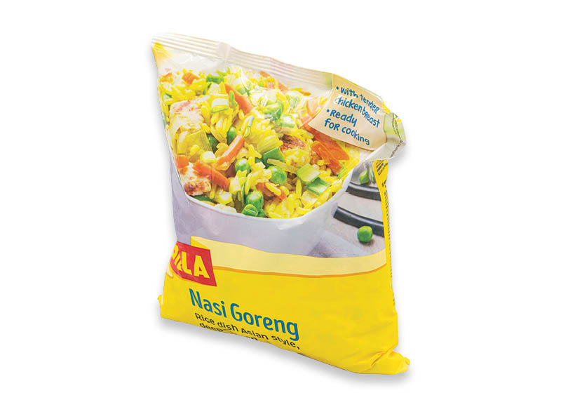 BILLA NASI GORENG šaldytas azijietiškas ryžių patiekalas
			, 
				 750 g, 4,52 Eur/kg. A lygio parduotuvėse