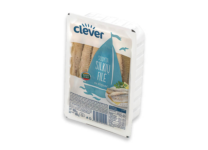 CLEVER silkių filė be odos aliejuje
			, 
				 1 kg