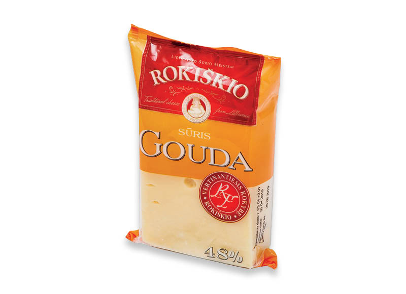 ROKIŠKIO sūris GOUDA
			, 
				 200 g, 48 % rieb., 9,95 Eur/kg