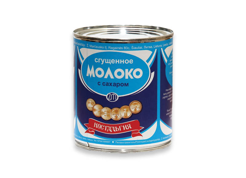 Saldintas sutirštintas pienas NOSTALGIJA
			, 
				 397 g, 4,76 Eur/kg. A lygio parduotuvėse
