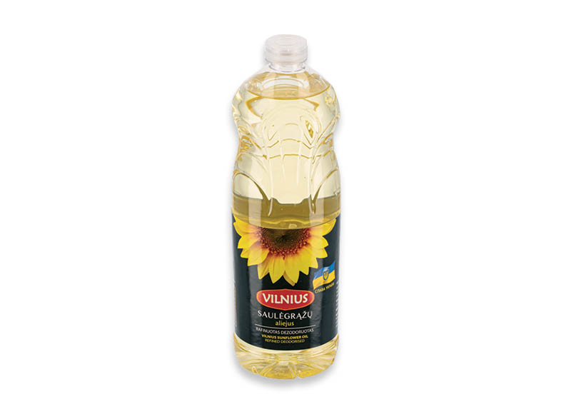 Saulėgrąžų aliejus VILNIUS
			, 
				 1 l