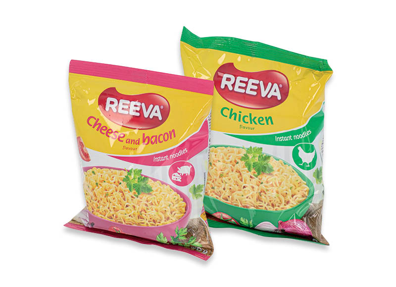 Greitai paruošiami makaronai REEVA
			, 
				 60 g, 4 rūšių, 6,50 Eur/kg