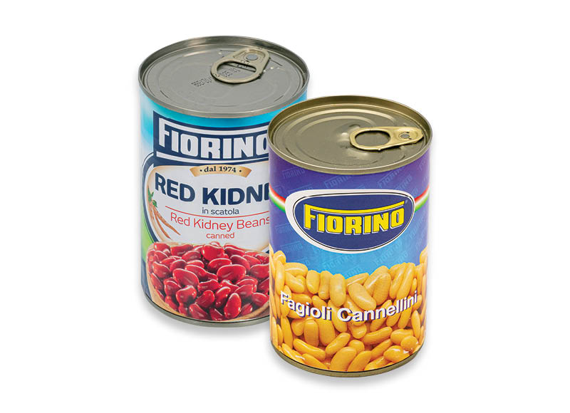 Konservuotos pupelės FIORINO
			, 
				 425 ml, 4 rūšių, 2,09 Eur/l