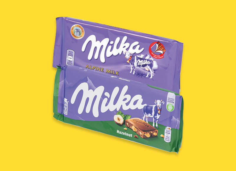 Šokolado plytelė MILKA
			, 
				 90 g, 100 g, 9 rūšių. Ir IKI EXPRESS