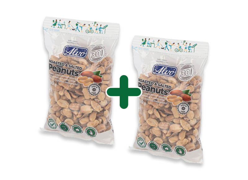 Kepinti sūdyti žemės riešutai ALVO
,
200 g, 1,99 Eur/vnt. Kepinti sūdyti žemės riešutai ALVO
,
200 g, 1,99 Eur/vnt.