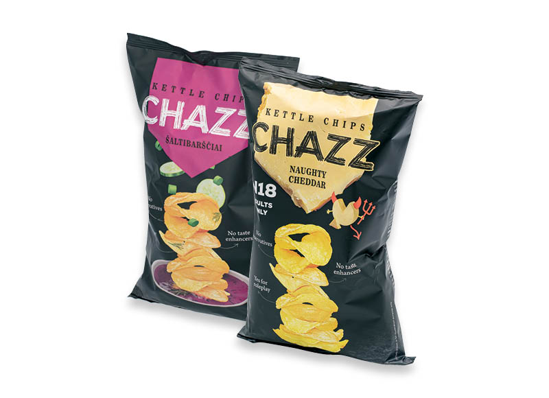 Bulvių traškučiams CHAZZ
			, 
				 90 g, 5 rūšių