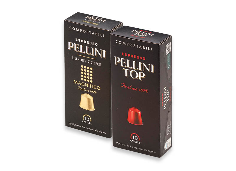 Maltos kavos kapsulės PELLINI NESPRESSO
			, 
				 10 vnt., 5 rūšių 0,26 Eur/vnt.