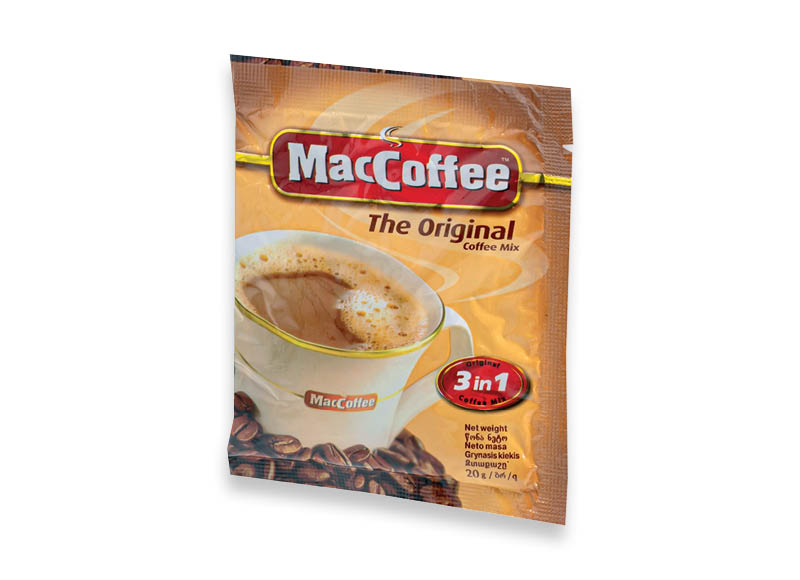 Tirpiosios kavos gėrimas MACCOFFEE 3 IN 1
			, 
				 30 g, 4,33 Eur/kg. A lygio parduotuvėse