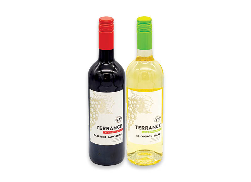 Nealkoholinis vynas TERRANCE
			, 
				 0,75 l, 2 rūšių, 4,79 Eur/l. Ir IKI EXPRESS