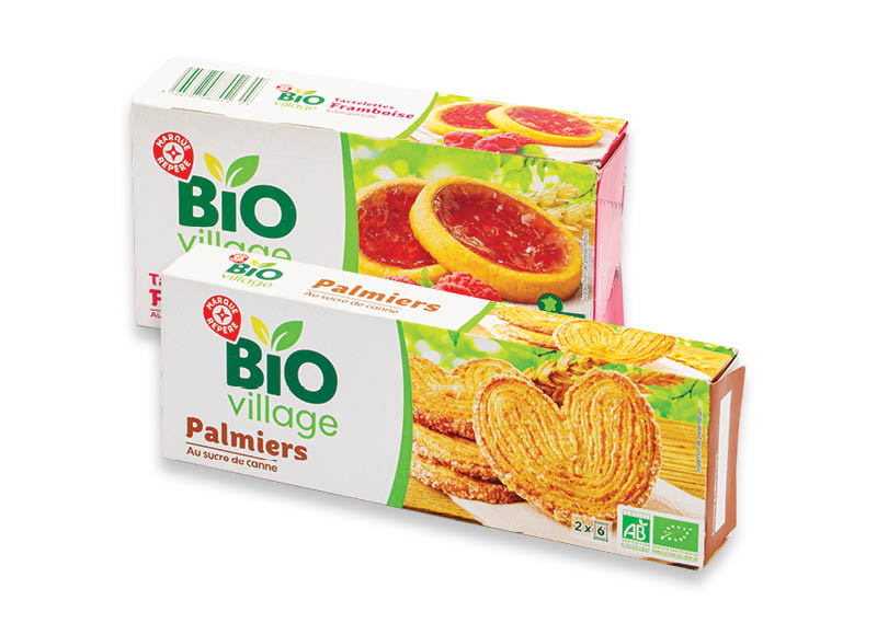 BIO VILLAGE sausainiams
			, 
				 100 g, 125 g, 2 rūšių. A lygio parduotuvėse