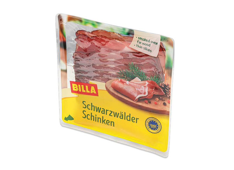 BILLA BLACK FOREST šaltai rūkytas kumpis
			, 
				 100 g, 19,90 Eur/kg. A lygio parduotuvėse