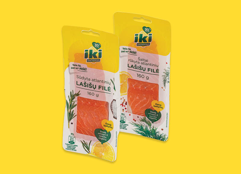 IKI sūdyta arba šaltai rūkyta atlantinių lašišų filė
,
160 g, 2 rūšių, 21,81 Eur/kg. Ir IKI EXPRESS IKI sūdyta arba šaltai rūkyta atlantinių lašišų filė
,
160 g, 2 rūšių, 21,81 Eur/kg. Ir IKI EXPRESS