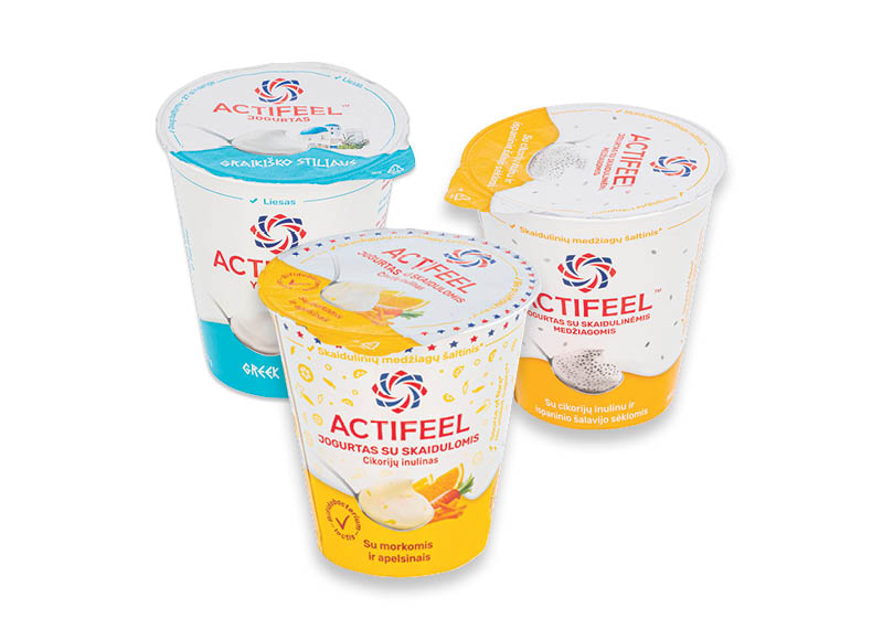 Jogurtas ACTIFEEL
			, 
				 300 g, 5 rūšių, 2,97 Eur/kg. A lygio parduotuvėse