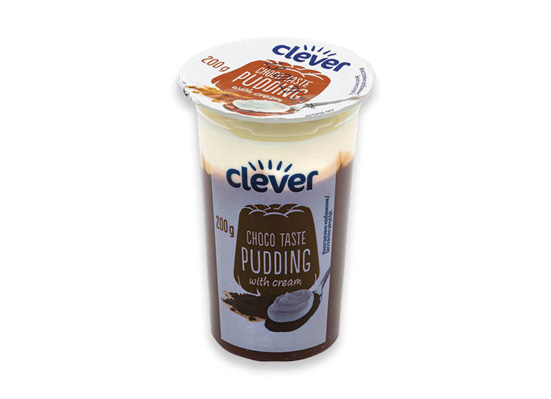 CLEVER šokolado skonio desertas su grietinėle
			, 
				 200 g, 1,95 Eur/kg