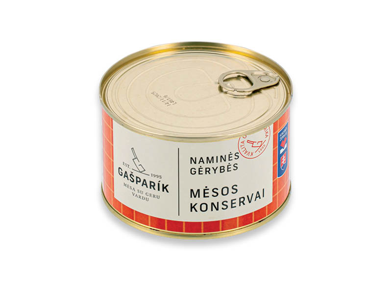 Mėsos konservai GAŠPARIK
			, 
				 420 g, 6,64 Eur/kg