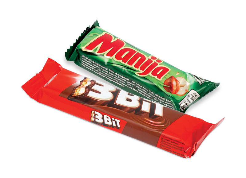 Šokoladinis batonėlis MANIJA, 3BIT
			, 
				 46 g, 49 g, 4 rūšių. Ir IKI EXPRESS