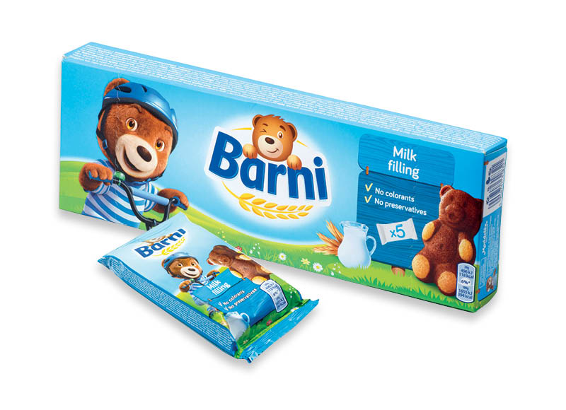 Biskvitiniams pyragėliams BARNI
			, 
				 30 g, 150 g, 2 rūšių