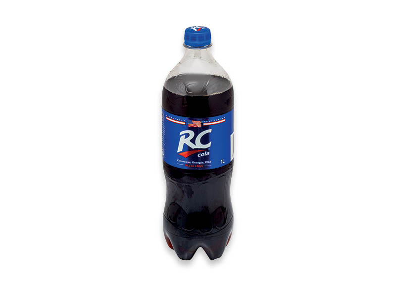 Gazuotas gėrimas RC COLA
,
1 l (taros užstato vertė į gėrimo kainą neįskaičiuota). A lygio parduotuvėse Gazuotas gėrimas RC COLA
,
1 l (taros užstato vertė į gėrimo kainą neįskaičiuota). A lygio parduotuvėse