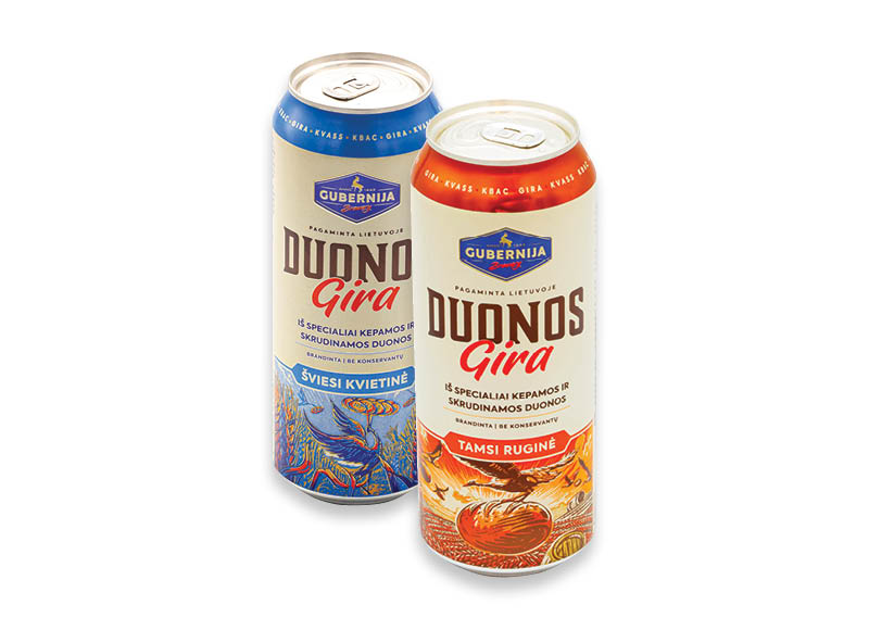 Duonos gira GUBERNIJOS
			, 
				 0,5 l, 2 rūšių, 1,18 Eur/l (taros užstato vertė į gėrimo kainą neįskaičiuota)