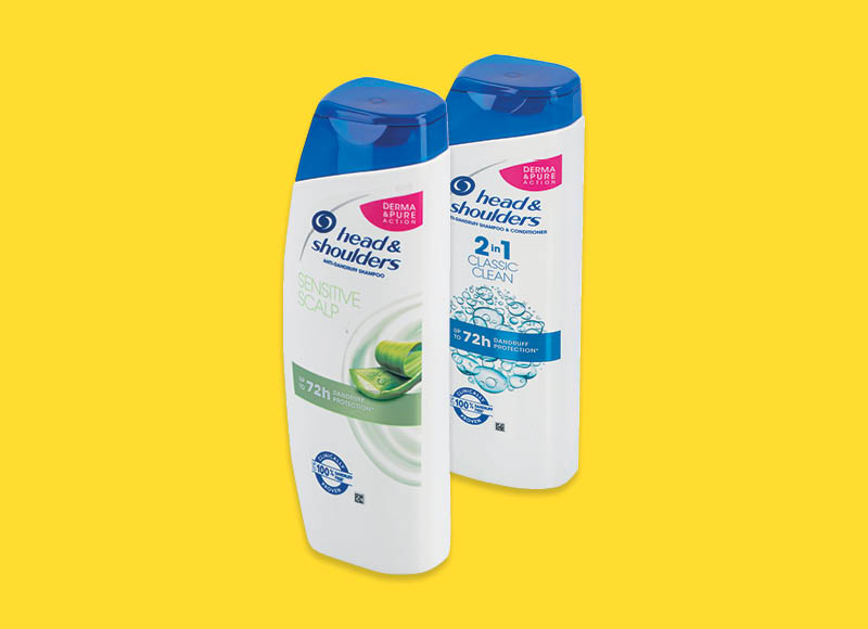 Šampūnas HEAD & SHOULDERS
			, 
				 360 ml, 400 ml, 8 rūšių
