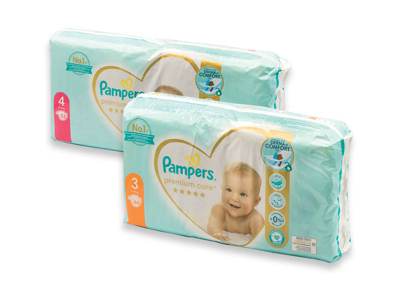 Sauskelnės PAMPERS PREMIUM CARE
,
44 vnt., 52 vnt., 60 vnt., 3 rūšių. A lygio parduotuvėse Sauskelnės PAMPERS PREMIUM CARE
,
44 vnt., 52 vnt., 60 vnt., 3 rūšių. A lygio parduotuvėse