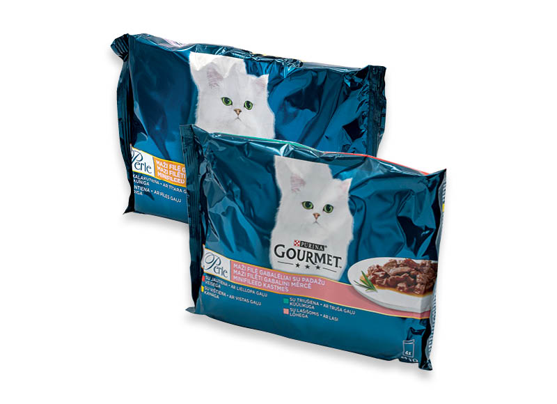 Kačių konservai GOURMET PERLE
,
340 g, 2 rūšių, 6,44 Eur/kg. A lygio parduotuvėse Kačių konservai GOURMET PERLE
,
340 g, 2 rūšių, 6,44 Eur/kg. A lygio parduotuvėse