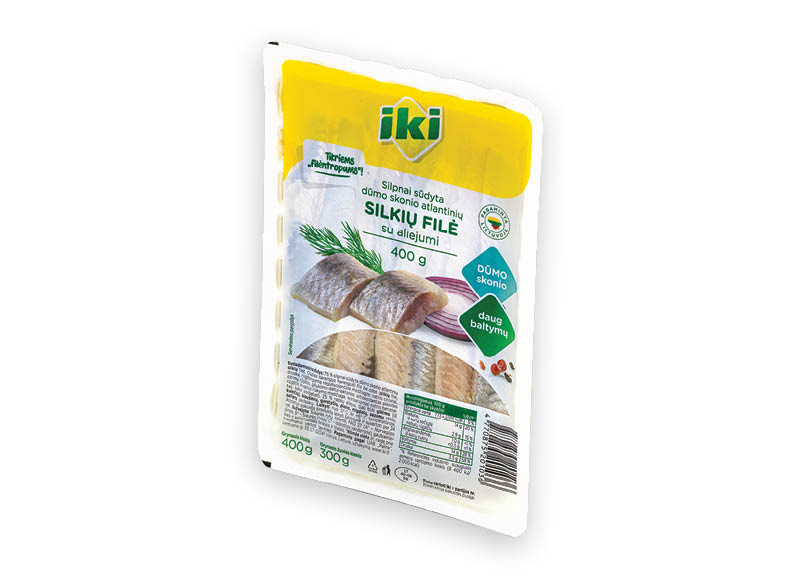 IKI dūmų skonio atlantinių silkių filė aliejuje
,
400 g, 5,38 Eur/kg. A lygio parduotuvėse IKI dūmų skonio atlantinių silkių filė aliejuje
,
400 g, 5,38 Eur/kg. A lygio parduotuvėse