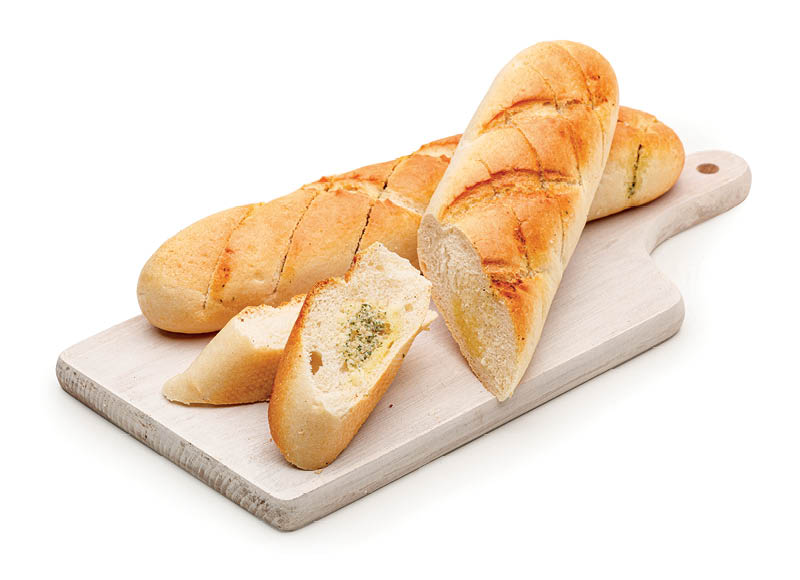 PRANCŪZIŠKAS batonas su česnakiniu sviesto įdaru
			, 
				 160 g, 0,79 Eur/vnt. A lygio parduotuvėse. Ir IKI EXPRESS