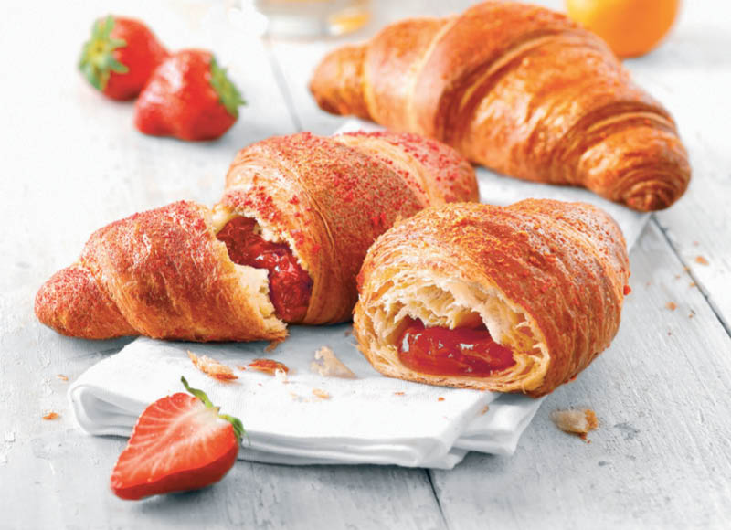 Veganiškas kruasanas su braškių įdaru
			, 
				 85 g, 0,65 Eur/vnt. A lygio parduotuvėse