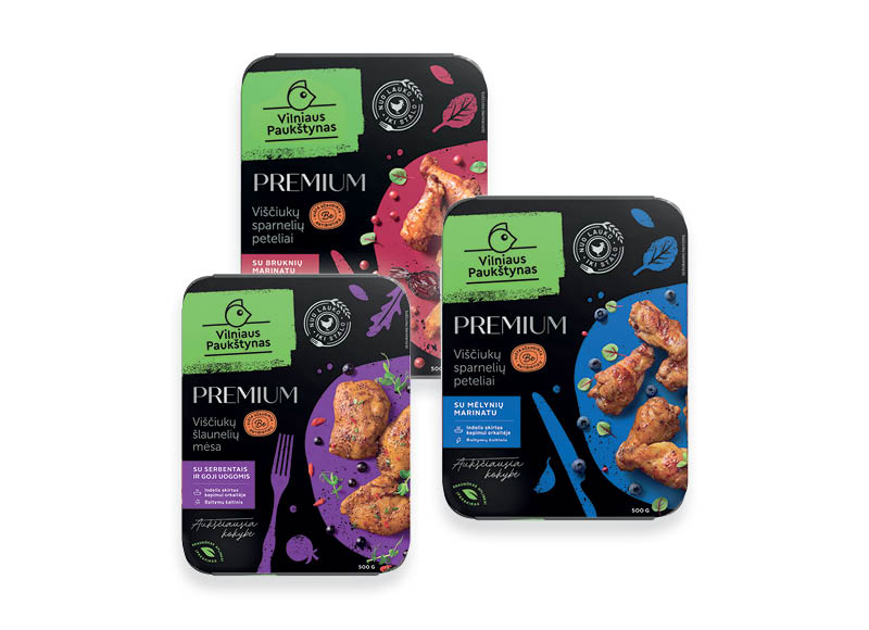 Marinuotiems vištienos gaminiams PREMIUM
,
400 g, 500 g, 5 rūšių. A lygio parduotuvėse Marinuotiems vištienos gaminiams PREMIUM
,
400 g, 500 g, 5 rūšių. A lygio parduotuvėse