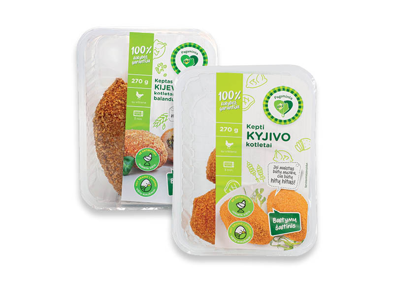 PAGAMINTA IKI kepti fasuoti KYJIVO kotletai
			, 
				 270 g, 2 rūšių, 12,52 Eur/kg. Ir IKI EXPRESS