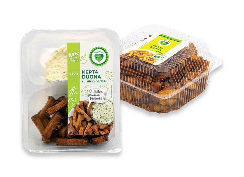 PAGAMINTA IKI keptai duonai
			, 
				 250 g, 2 rūšių