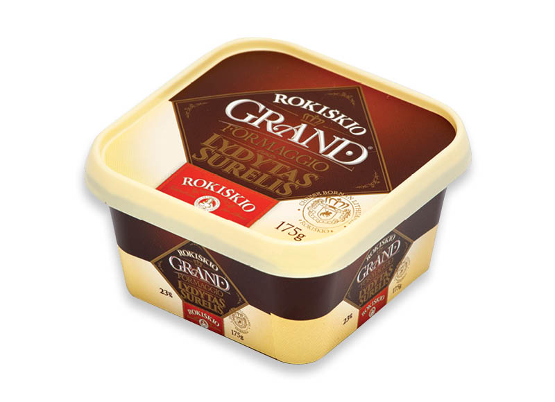 Lydytas ROKIŠKIO sūrelis GRAND
			, 
				 175 g, 23 % rieb., 7,37 Eur/kg
