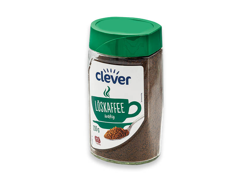 CLEVER tirpioji kava
			, 
				 200 g, 19,95 Eur/kg