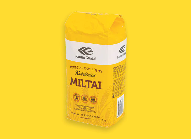 Aukščiausios rūšies kvietiniai miltai KAUNO GRŪDAI
,
2 kg, 0,75 Eur/kg Aukščiausios rūšies kvietiniai miltai KAUNO GRŪDAI
,
2 kg, 0,75 Eur/kg